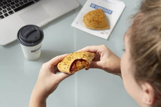 High street bakery Greggs has started selling lower fat pasties Picture: Havas PR/PA Wire