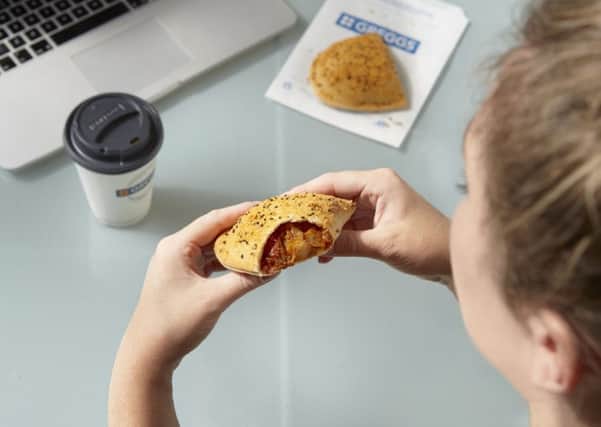 High street bakery Greggs has started selling lower fat pasties Picture: Havas PR/PA Wire