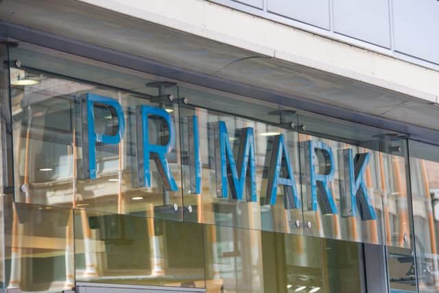 Primark sales have been affected by changeable weather
