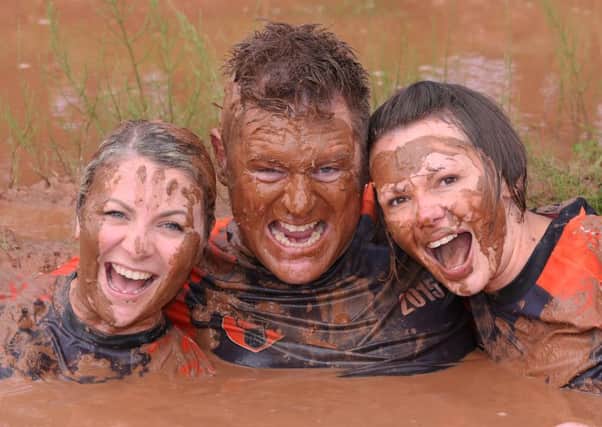 Fundraisers are to take on the muddy Beast race in Banchory. Picture: Contributed