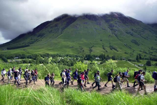 Thousands of people take on The West Highland Way every year. Picture: Robert Perry