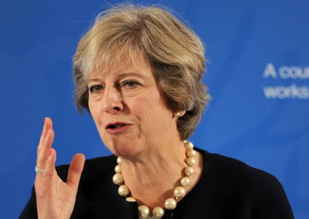Theresa May said Brexit offered an exciting chance for Scotland to forge a new role in the world. Picture: Getty