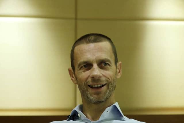Aleksander Ceferin, 49, head of the Slovenian Soccer Federation and candidate for the Uefa presidency. Picture: Thanassis Stavrakis/AP