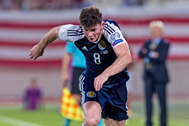 Oliver Burke in action for Scotland against Malta. Picture: Alan Harvey/SNS