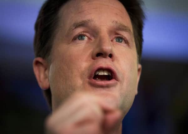 Nick Clegg says that a Brexit deal forcing the UK out of the single market would cause 'chaos' . (Photo by Rob Stothard/Getty Images)