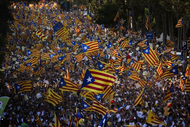 Fans are expected to wave the "estelada" flags Picture: Getty