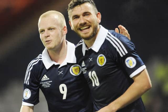 Snodgrass netted a hat-trick in Scotland's win over Malta. Picture: Phil Wilkinson