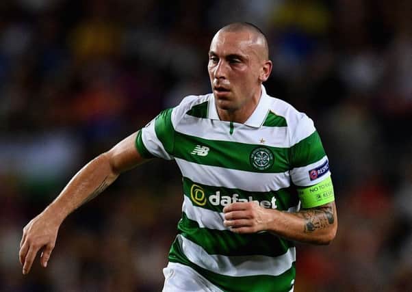 Scott Brown and the rest of his Celtic team-mates struggled in Barcelona. Picture: Getty