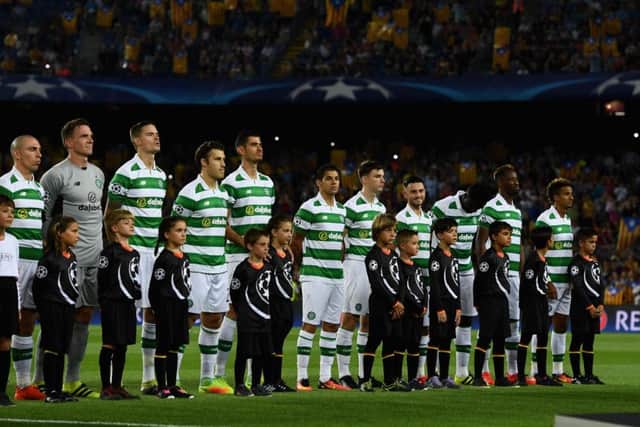 Celtic suffered a heavy defeat in the Nou Camp last night. Picture: Getty
