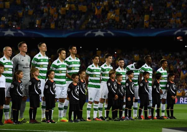 Celtic suffered a heavy defeat in the Nou Camp last night. Picture: Getty