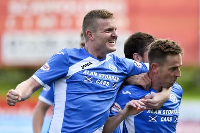 Brian Easton, left, believes Saints can challenge the likes of Aberdeen, Hearts and Rangers. Picture: SNS