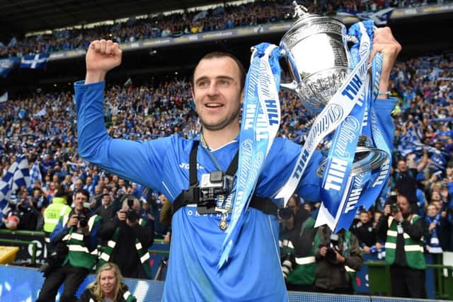Dave Mackay lifted the Scottish Cup when St Johnstone defeated Dundee United in 2014. Picture: SNS