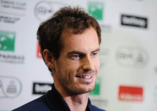 Andy Murray will be looking to help Britain reach the final of the Davis Cup this weekend. Picture: John Devlin