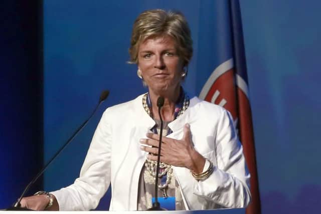 Evelina Christillin was elected as the UEFA female member on the FIFA Council. Picture: Getty