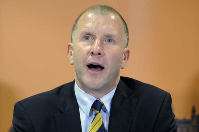 Stewart Regan hopes something will be done about it. Picture: John Devlin