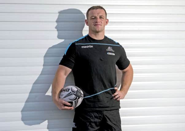 Nick Grigg will start his first match for Glasgow Warriors when they face Cardiff tonight. Picture: SNS.