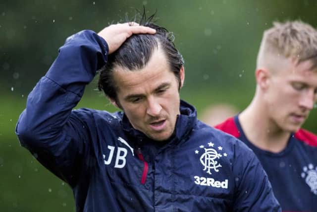 Rangers' Joey Barton was involved in a bust-up in training. Picture: Craig Williamson/SNS