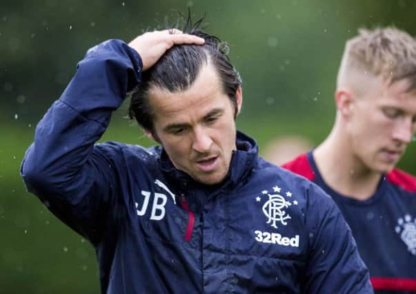 Rangers' Joey Barton was involved in a bust-up in training. Picture: Craig Williamson/SNS