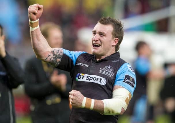 Stuart Hogg was among the Glasgow try-scorers but the night ended in disappointment for Gregor Townsend's side. Picture: SNS Group