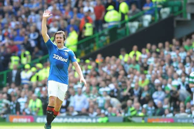 Joey Barton was criticised for his poor form in the media prior to a Rangers' training ground bust up. Picture: John Devlin