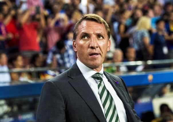 Brendan Rodgers disagrees with Roy Keane over his players right to celebrate being in the Champions League. Picture: SNS
