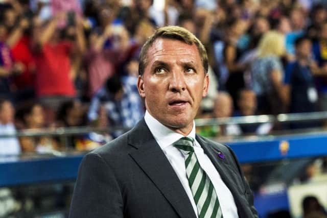 Brendan Rodgers disagrees with Roy Keane over his players right to celebrate being in the Champions League. Picture: SNS