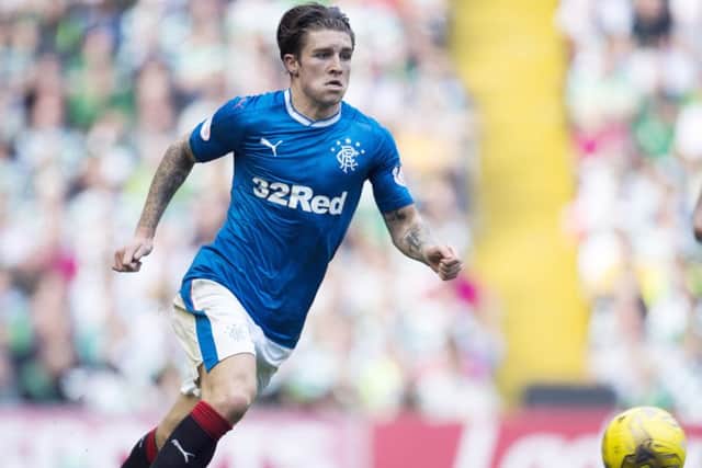 Rangers midfielder Josh Windass believes he was the best player in Englands League Two. Picture: SNS