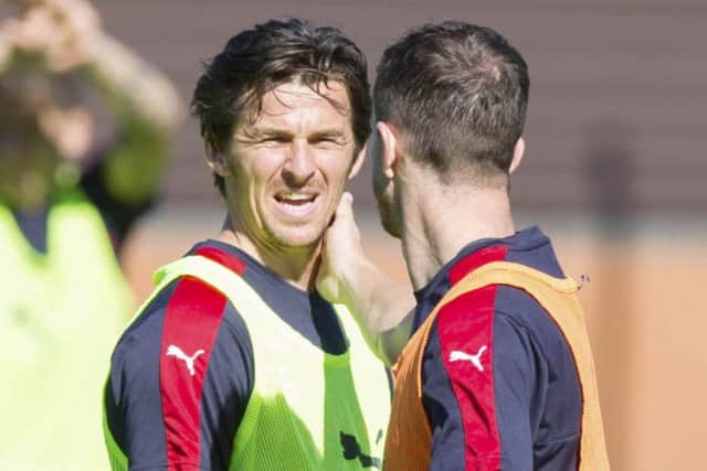 Joey Barton insists he doesn't have a problem with Andy Halliday. Picture: SNS