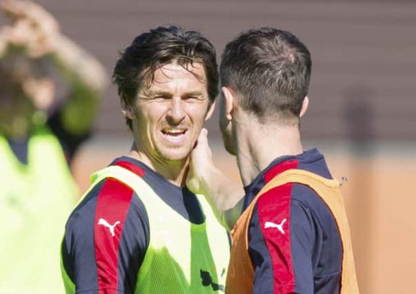 Joey Barton insists he doesn't have a problem with Andy Halliday. Picture: SNS