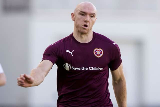 Hearts striker Conor Sammon says recent results have shown positive signs for the future. Picture: SNS