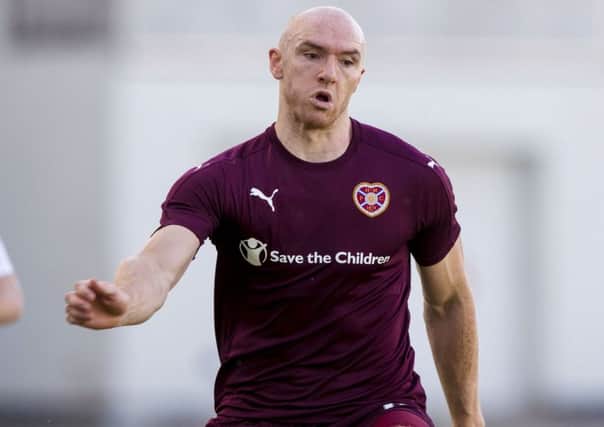 Hearts striker Conor Sammon says recent results have shown positive signs for the future. Picture: SNS