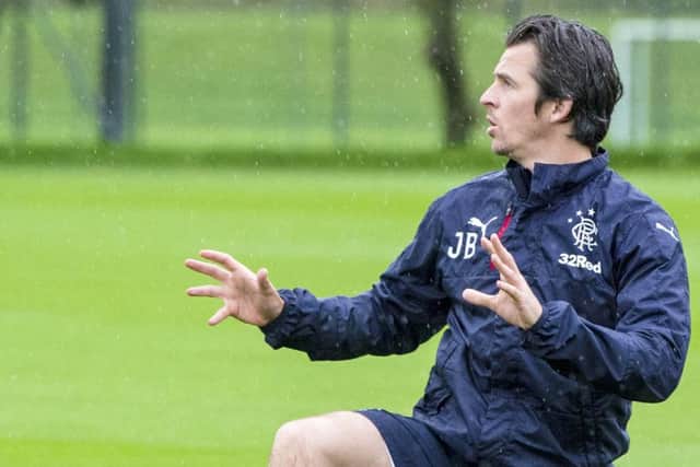 Joey Barton's Rangers future hangs in the balance. Picture: SNS