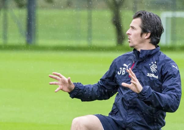 Joey Barton's Rangers future hangs in the balance. Picture: SNS