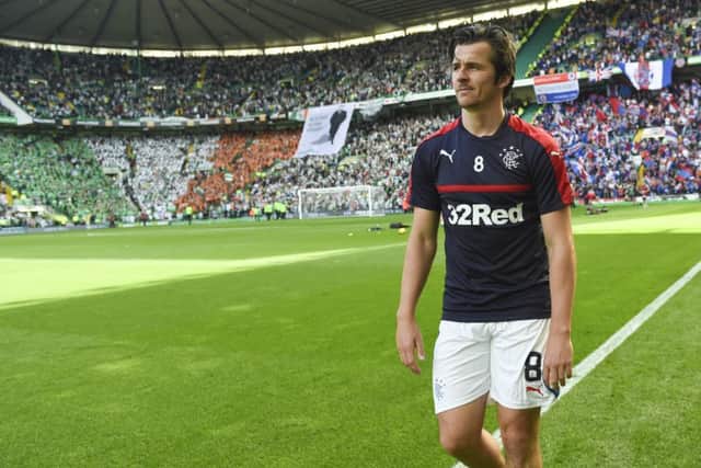 Joey Barton prior to last week's Old Firm game. Picture: SNS