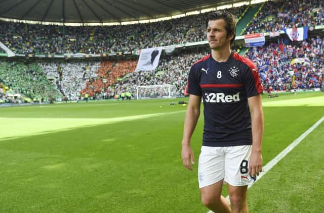 Joey Barton prior to last week's Old Firm game. Picture: SNS