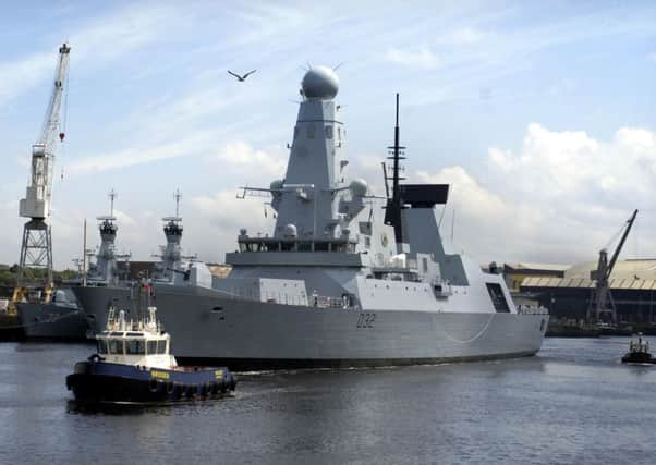 HMS Daring is one of six Type 45 destroyers in the Royal Navy. Picture: PA