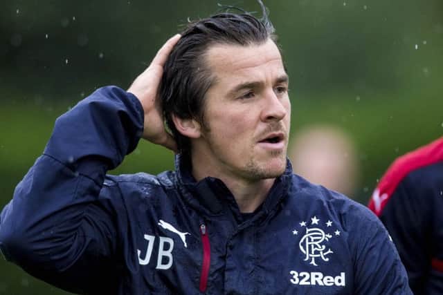 Joey Barton has hinted at quitting Rangers. Picture: SNS Group
