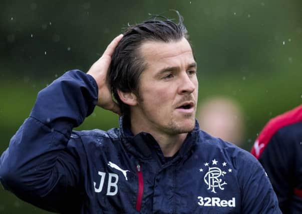 Joey Barton has hinted at quitting Rangers. Picture: SNS Group