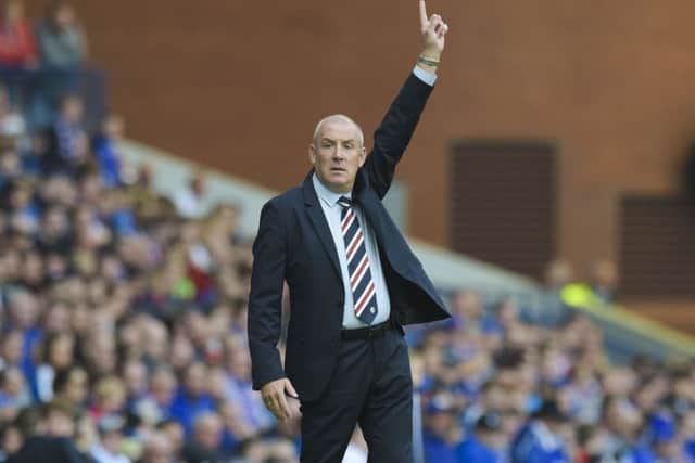 Rangers manager Mark Warburton has had a difficult week. Picture: SNS