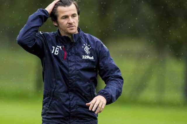 Joey Barton could be sacked by Rangers on Monday. Picture: SNS Group