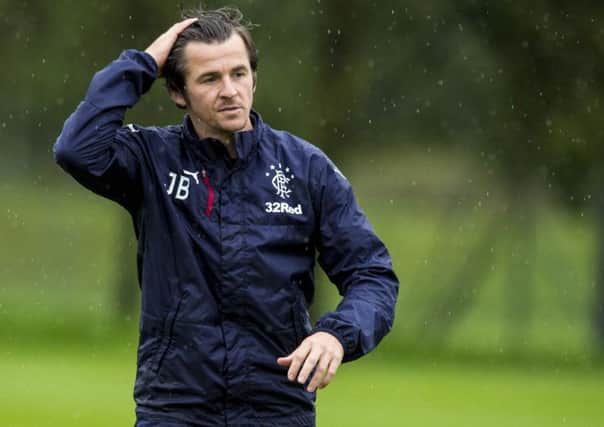 Joey Barton could be sacked by Rangers on Monday. Picture: SNS Group