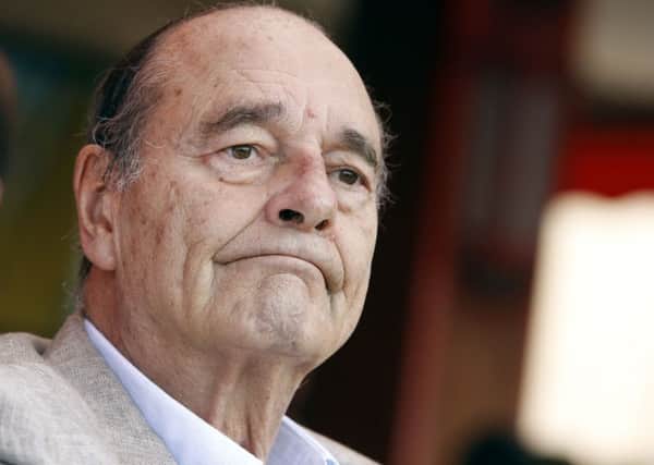 Jacques Chirac is being treated in hospital for a lung infection. File picture: Getty Images