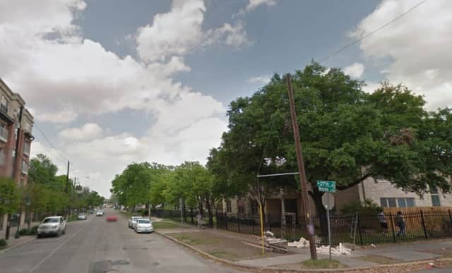 The shooting took place outside the Sigma Chi fraternity house on Nueces Street in Austin, TX. Picture: Google Maps