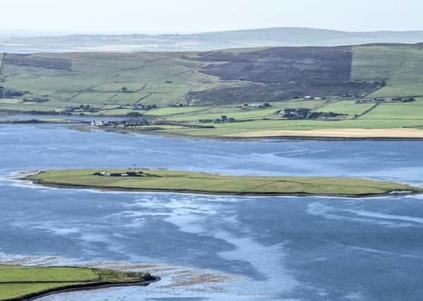 The Holm of Grimbister island off the coast or Orkney is up for sale. Picture: Savills