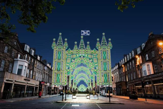 How George Street will look when it hosts the Street of Light event.