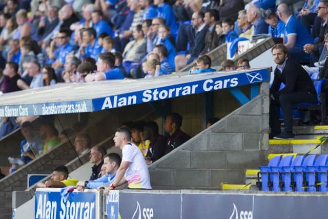 Hearts manager Robbie Neilson was sent to the stand during the 1-0 defeat by St Johnstone. Picture: SNS