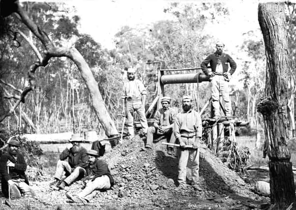 Diggers in New South Wales during the Gold Rush in the mid-1800s. Picture: Wikipedia