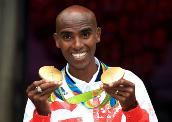 Mo Farah has shrugged off the leaking of his personal medical records by Russian hackers. Picture: PA.