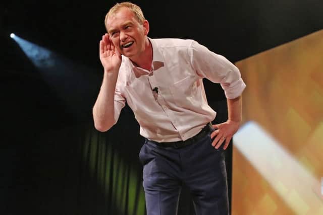 Lib Dem leader Tim Farron insists he has listened to his members and called for a fresh EU referendum. Picture: Getty Images