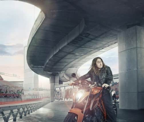 Ross Noble in his 'anti-travel' show, FreeWheeling. Picture: Contributed